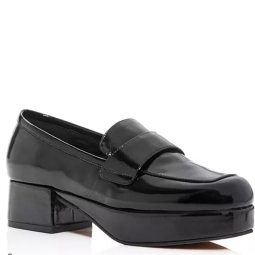 Jeffrey Campbell Patten Leather Student Square Toe Loafers. Size 8